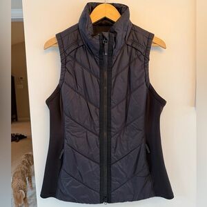 Athleta Black Quilted/Puffer Vest